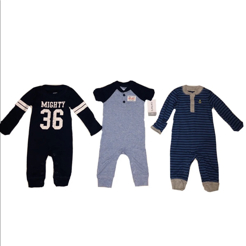 3 pc. Organic by Carter’s Newborn Bodysuits